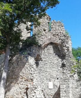 Ruinas históricas en Budapest